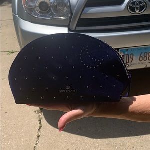 Swarovski Velvet Zipper Clutch